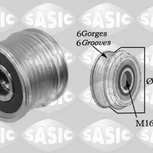 Alternator - sprzęgło jednokierunkowe SASIC 1676003 Premium