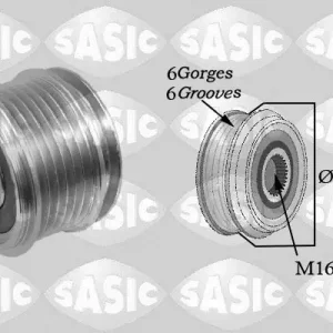 Alternator - sprzęgło jednokierunkowe SASIC 1676004 Bezpieczna płatność