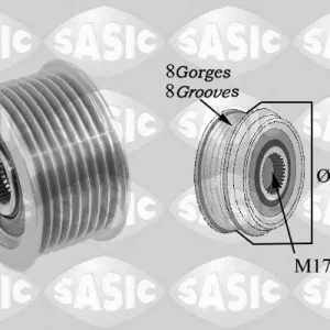 Alternator - sprzęgło jednokierunkowe SASIC 1676033 Darmowa dostawa