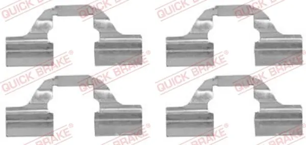 Hit cenowy Zestaw akcesoriów, klocki hamulcowe QUICK BRAKE 109-1684