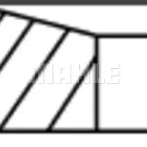 Cena promocyjna Zestaw pierścieni tłokowych MAHLE 640 RS 00115 0N0