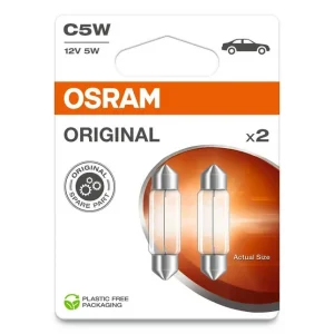 Żarówka, oświetlenie tablicy rejestracyjnej AMS-OSRAM 6418-2BL Bezpieczne zakupy