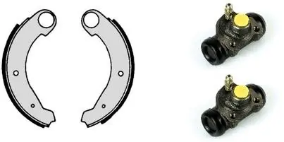 Zniżka Zestaw szczęk hamulcowych BREMBO H 61 004