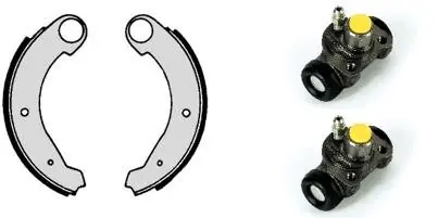 Darmowa dostawa Zestaw szczęk hamulcowych BREMBO H 61 011