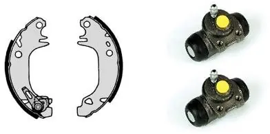 Zestaw szczęk hamulcowych BREMBO H 61 057 Tani