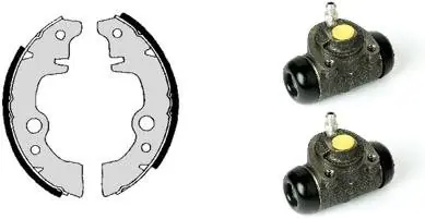 Darmowa dostawa Zestaw szczęk hamulcowych BREMBO H 68 009