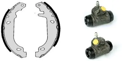 Ostatnia szansa Zestaw szczęk hamulcowych BREMBO H 68 039