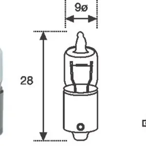 Żarówka, lampa tylna MAGNETI MARELLI 002701100000 Tani