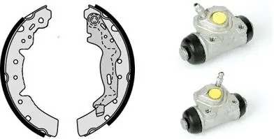 Najlepsza cena Zestaw szczęk hamulcowych BREMBO H 83 017
