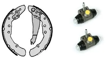 Zestaw szczęk hamulcowych BREMBO H 85 024 Rabat