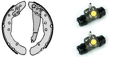 Hit sprzedaży Zestaw szczęk hamulcowych BREMBO H 85 035