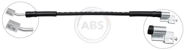 ABS SL4821 A.B.S. PRZEWÓD HAMULCOWY GIĘTKI JEEP CHEROKEE 90-01 LP (!) Zamów teraz