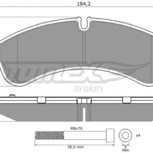 Ograniczona ilość KLOCKI HAMULC. IVECO DAILY IV 06- TYŁ