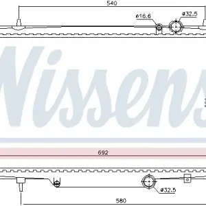 Oferta czasowa Chłodnica silnika NISSENS 61297