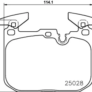 Wysoka jakość KLOCKI HAMULC. BMW 3 F30,F31,F32 11- PRZÓD